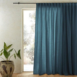 AM.PM, Vorhang Colin Mit Flämischen Falten Unisex Blau 260x420CM, 