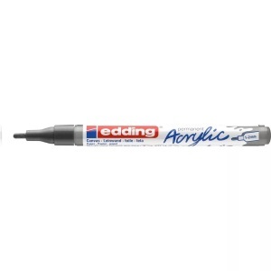 edding, edding Acrylmarker 5300, anthrazit, Edding Acrylmarker 5300, 1-2mm, anthrazit sdm, 5300-926