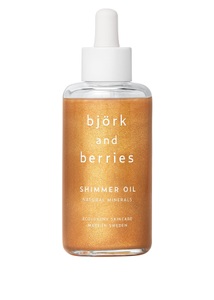 Björk & Berries, Björk & Berries Pflege Björk & Berries Pflege Natural Glow Oil Shimmering 100.0 ml, Björk & Berries Björk & Berries Shimmer Glow Oil Natural Minerals koerperoel 100.0 ml