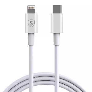 B2X, B2X - USB-C-auf-Lightning-Kabel 2,4 A, 3 m ? Weiß, 3 Monate