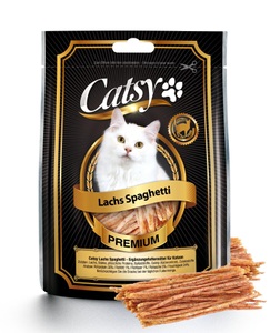 Catsy, Catsy Snack Lachs Spaghetti 50g Katzensnack, Catsy Lachs Spaghetti (50g)
