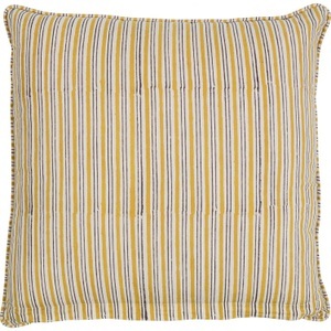 mutoni living, Kissen Chevron schwarz senf 50x50, Kissen Chevron schwarz senf 50x50