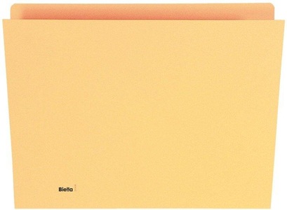 Biella, BIELLA Vertikalmappe A4 25542420 gelb 100 Stück, Biella Einlagemappe A4 240 gm², 100 Stück, Gelb