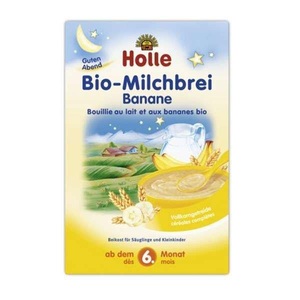 Holle baby food AG, Holle baby food AG Holle Bio-Milchbrei Banane, Holle Bio Milchbrei Banane ab dem 6. Monat