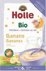Holle baby food AG, Holle baby food AG Holle Bio-Milchbrei Banane, Holle Bio Milchbrei Banane ab dem 6. Monat