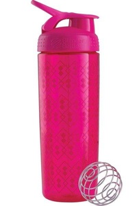 Blender Bottle, 28oz / 820ml BlenderBottle SportMixer Signature Sleek, Pink/Pink, Blender Bottle, Unsere Neuheiten, Blender Bottle SportMixer Signature Sleek Shaker für Eiweiss- und Sportgetränke, Produkte & Wohnen