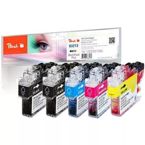 Peach, Peach Spar Plus Pack Tintenpatronen kompatibel zu Brother LC-3213, Peach Spar Plus Pack Tintenpatronen kompatibel zu Brother LC-3213