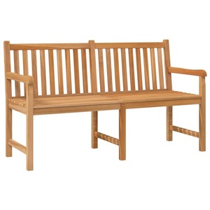 vidaXL, vidaXL Gartenbank 150 cm Massivholz Teak