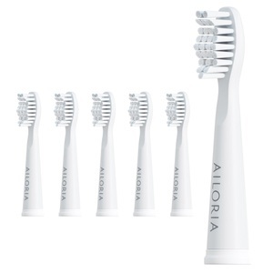 Ailoria, Ailoria 6er Pack Flash Travel Bürstenkopf Zubehör weiss, Ailoria Zahnbürstenkopf Flash Travel Weiss, 6 Stück