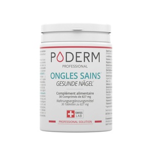 PODERM, PODERM Compléments Alimentaires Tablette (30 Stück), Poderm Reine, gesunde und geschützte Nägel