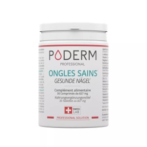 PODERM, PODERM Compléments Alimentaires Tablette (30 Stück), Poderm Reine, gesunde und geschützte Nägel