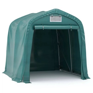vidaXL, vidaXL Garagenzelt PVC 1,6x2,4 m Grün, vidaXL Garagenzelt PVC 1,6x2,4 m Grün
