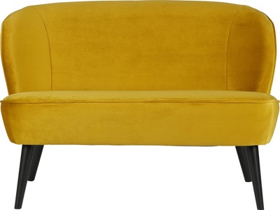 mutoni casual, Sofa Sara Samt Ocker, mutoni - Polsterbank Sara Velvet ocker 110, One Size, Gelb
