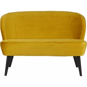 mutoni casual, Sofa Sara Samt Ocker, mutoni - Polsterbank Sara Velvet ocker 110, One Size, Gelb