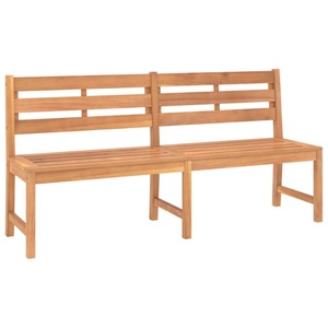 vidaXL, vidaXL Gartenbank 180 cm Massivholz Teak, 