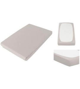undefined, Fixleintuch für Wasserbett, Jersey Silber