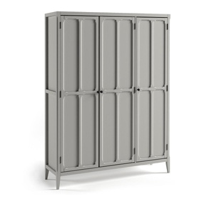 LA REDOUTE INTERIEURS, Schrank Eugénie, 3 Türen, La Redoute Intérieurs - Schrank Eugénie mit 3 Türen, One Size, Grau