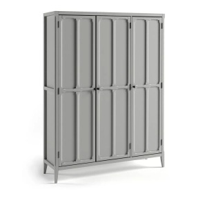 LA REDOUTE INTERIEURS, Schrank Eugénie, 3 Türen, La Redoute Intérieurs - Schrank Eugénie mit 3 Türen, One Size, Grau