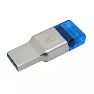 Kingston, Kingston Fcr-Ml3C - Kartenlesegerät (Silber), Kingston Card Reader Extern MobileLite Duo 3C