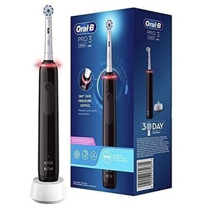 Braun, Oral-B Pro 3 3000 CrossAction Black Edition, Elektrische Zahnbürste, ORAL-B Pro 3 3000 Cross Action - Elektrische Zahnbürste (Schwarz)