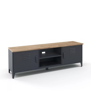 LA REDOUTE INTERIEURS, TV-Möbel Hiba, La Redoute Intérieurs - TV-Möbel Hiba, One Size, Schwarz