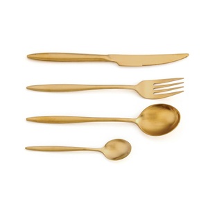 LA REDOUTE INTERIEURS, Besteck-set Smonaco Unisex Gold ONE SIZE, La Redoute Intérieurs - Besteck-Set Smonaco, One Size, Gold