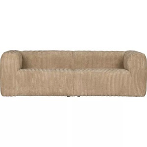 mutoni living, Sofa Bean 3.5-Sitzer Ribcord grob Travertin, Sofa Bean 3.5-Sitzer Ribcord grob Travertin 246
