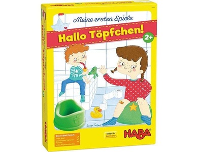 Haba, Meine ersten Spiele - Hallo Töpfchen!, Geschicklichkeitsspiel, HABA Meine ersten Spiele ? Hallo Töpfchen!