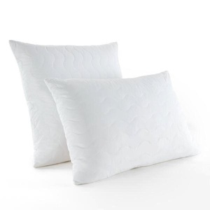 LA REDOUTE INTERIEURS, Weiches Kopfkissen Weiches Kopfkissen, La Redoute Intérieurs - Weiches Kopfkissen mit Steppnähten, 65x65cm, Weiss