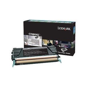 Lexmark, Toner schwarz C746H1KG, Lexmark Toner, schwarz, return, C746H1KG, (12'000 Seiten)