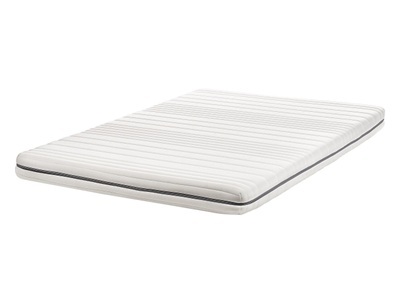 Beliani, Matratze aus Polyester ENCHANT Matratze aus Polyester ENCHANT, Beliani - Schaummatratze aus PU-Schaum ENCHANT Mittelfest (H2), 140x200 cm, Weiss Bunt