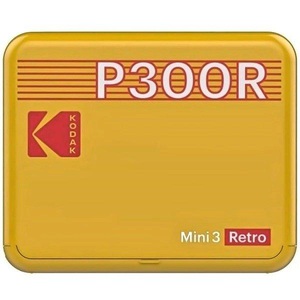 Kodak, Kodak Mini 3 Plus Retro - Fotodrucker - Gelb, Kodak Fotodrucker Mini 3 Square Retro Gelb