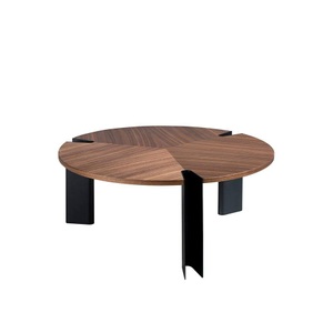 Angel cerda, Couchtisch Walnuss und er Stahl Couchtisch Walnuss und er Stahl, ANGEL CERDA - Couchtisch Walnuss und er Stahl, One Size, Baumnuss