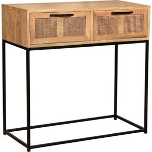mutoni sweet home, Konsolentisch Cane Mangoholz natur 80, Konsolentisch Woodcraft natur 80