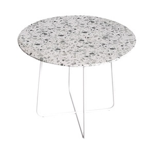 Tikamoon, Runder Tisch Premium-Terrazzo und Metall 4 Pers. Elio Runder Tisch Premium-Terrazzo und Metall 4 Pers. Elio, Tikamoon - Runder Tisch Premium-Terrazzo und Metall 4 Pers. Elio, 90cm, Grün