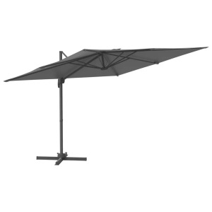 vidaXL, vidaXL LED-Ampelschirm Anthrazit 400x300 cm, vidaXL LED-Ampelschirm Anthrazit 400x300 cm