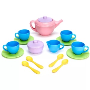 green toys, Green Toys - Tee-Set Pink, GREENTOYS - Teeservice rosa 17 Teile