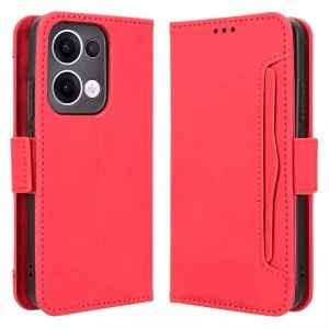 Cover-Discount, Cover-Discount - OPPO Reno13 Etui viele Kartenfächer, Rot