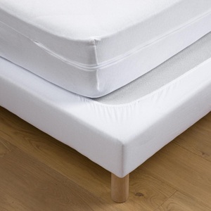 LA REDOUTE INTERIEURS, Matratzen-Schonbezug aus Jersey, dehnbar, Microstop-Milbenschutz, La Redoute Intérieurs - Matratzen-Schonbezug aus Jersey mit Milbenschutz, 80X190CM, Weiss