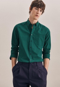 Seidensticker, seidensticker Businesshemd »Slim«, Slim Langarm Button-Down-Kragen Karo, seidensticker Businesshemd »Slim«, Slim Langarm Button-Down-Kragen Karo