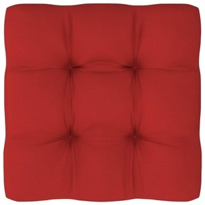 vidaXL, vidaXL Palettensofa-Kissen Rot 70x70x12 cm, 