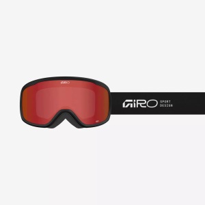 Giro, Giro Cruz Flash Skibrille, Farbe: SCHWARZ, Grösse: one size, Für Brillenträger OTG, Giro Cruz Flash Goggle Unisex rot, Grösse one size