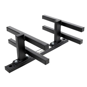 Gladiatorfit, GladiatorFit Wandablage-Rack aus Stahl für Hanteln Wandablage-Rack, GladiatorFit - Wandablage-Rack aus Stahl für Hanteln, One Size, Schwarz