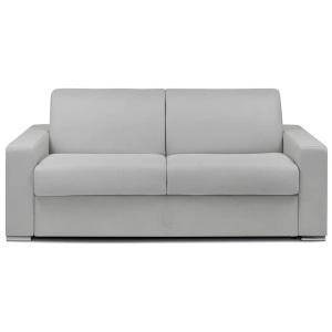LINEA SOFA, LINEA SOFA - Schlafsofa mit Matratze 3-Sitzer Stoff - Grau - Liegefläche: 140 cm - Matratzenhöhe: 18 cm mit Memory Schaum - CALITO, One Size