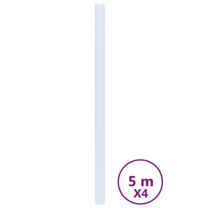 vidaXL, vidaXL Fensterfolien 4 Stk. Matt Jalousien-Muster PVC, vidaXL Fensterfolien 4 Stk. Matt Jalousien-Muster PVC