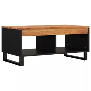 vidaXL, vidaXL Couchtisch 90x50x40 cm Massivholz Akazie, vidaXL Couchtisch 90x50x40 cm Massivholz Akazie