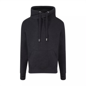 Awdis, Cross Neck Kapuzenpullover Herren Schwarz XL, AWDis - Cross Neck Kapuzenpullover, für Herren, Schwarz, Größe XL