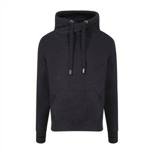 Awdis, Cross Neck Kapuzenpullover Herren Schwarz XL, AWDis - Cross Neck Kapuzenpullover, für Herren, Schwarz, Größe XL