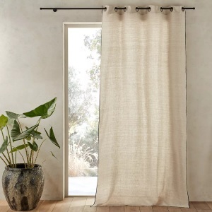 AM.PM, Chambray-Vorhang Bombaya, AM.PM - Chambray-Vorhang Bombaya, 140x350CM, Beige