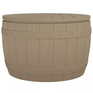 vidaXL, vidaXL 3-in-1 Gartenbox Hellbraun Polypropylen, vidaXL 3-in-1 Gartenbox Hellbraun Polypropylen